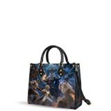 FelineFate Leather Handbag