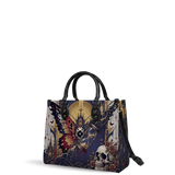 Time Relic Leather Handbag