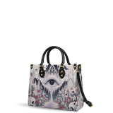 Tearful Iris Leather Handbag