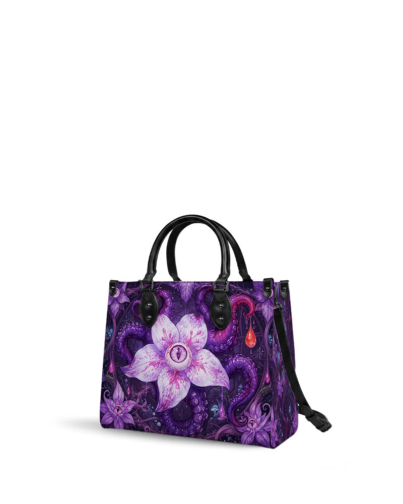 Blooming Tentacles Leather Handbag