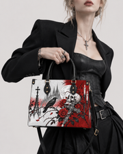 Raven Rose Leather Handbag