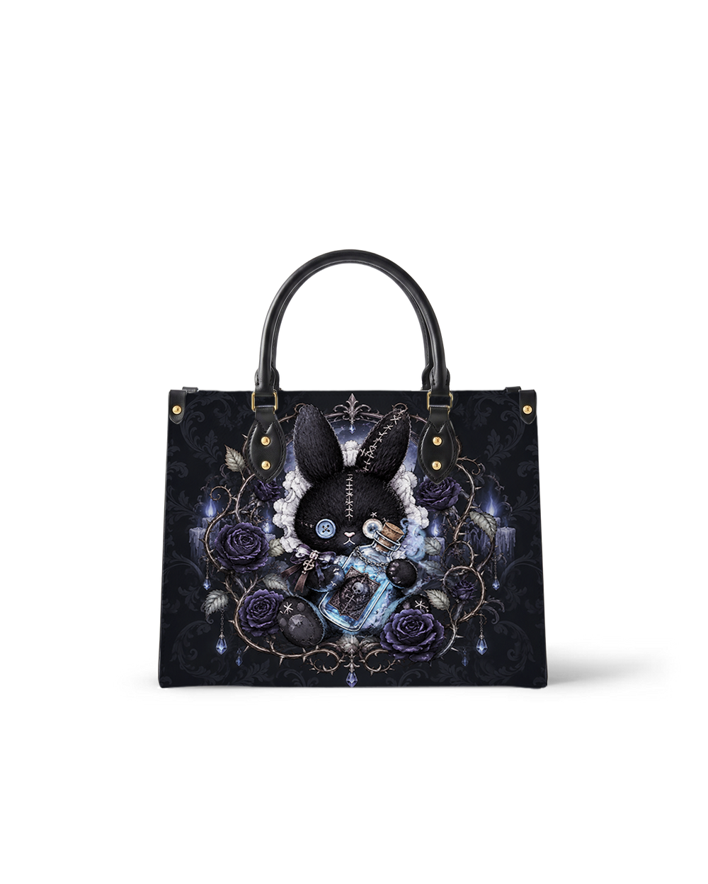 Vialfable Leather Handbag
