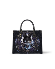 Vialfable Leather Handbag