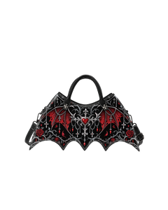 Crimson Oath Bat Wing Bag