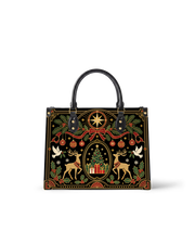 Aura Mark Leather Handbag