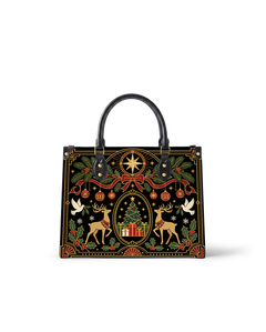 Aura Mark Leather Handbag