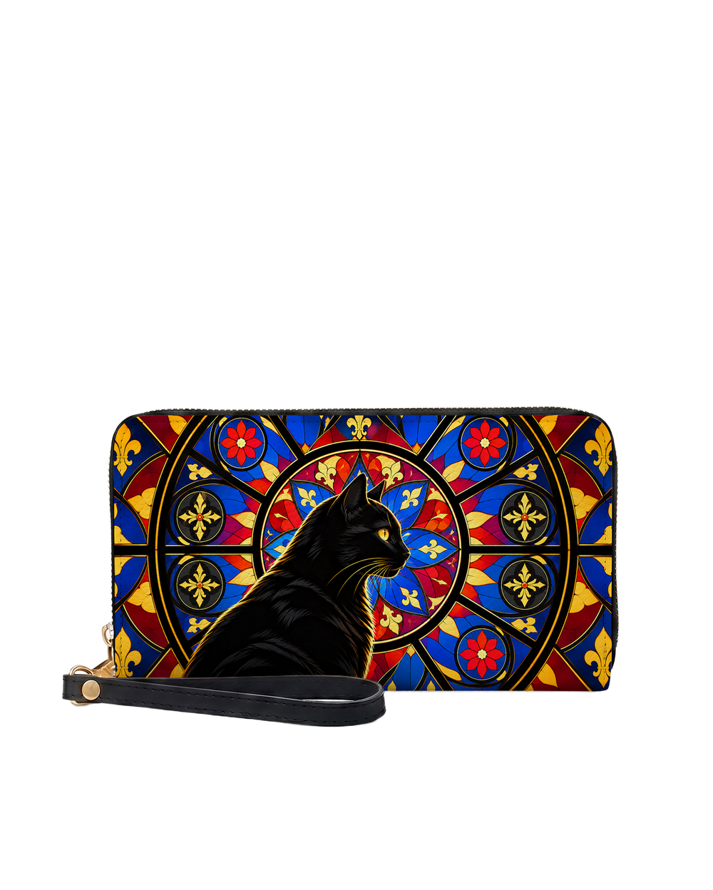 Felis Vitrum Long Zip Wallet