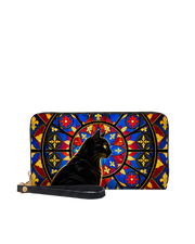 Felis Vitrum Long Zip Wallet