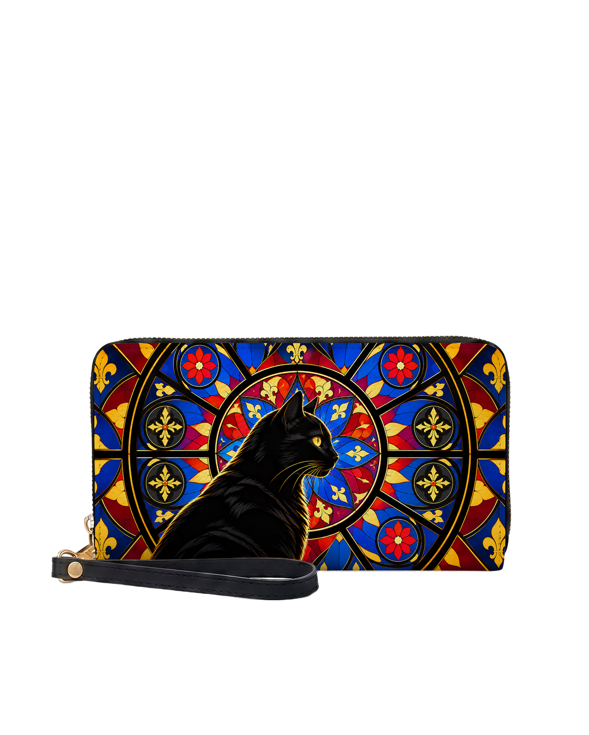 Felis Vitrum Long Zip Wallet
