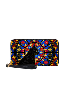 Felis Vitrum Long Zip Wallet