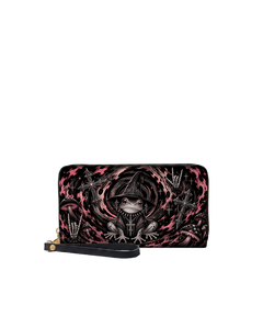 Gloom Toad Long Zip Wallet