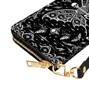 Twilight Plume Long Zip Wallet