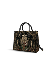 Owl's Gift Leather Handbag