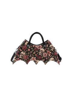 Floral Remains Bat Wing Bag