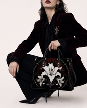 Thorn Lily Leather Handbag