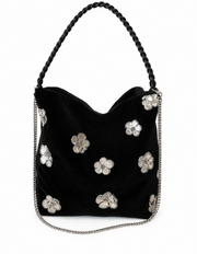 Twilight Metallic Blossom Handbag