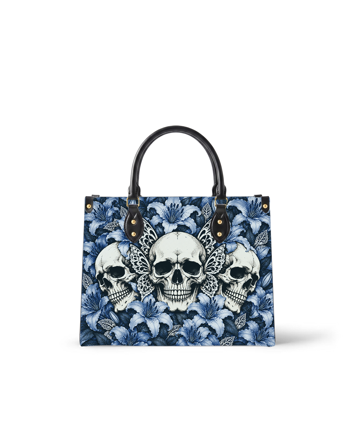Lunar Hush Leather Handbag