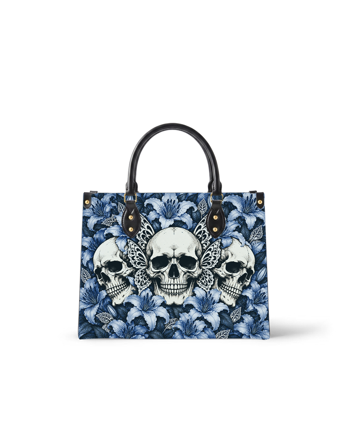 Lunar Hush Leather Handbag