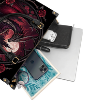 Night Dracon Leather Handbag