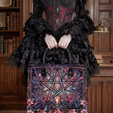 "ShatterHalo" Leather Handbag