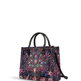 "ShatterHalo" Leather Handbag