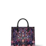"ShatterHalo" Leather Handbag