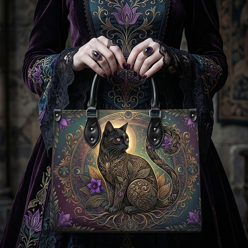 TwilightVine Leather Handbag