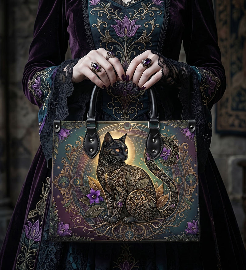 TwilightVine Leather Handbag