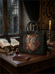 SufferHeart Leather Handbag
